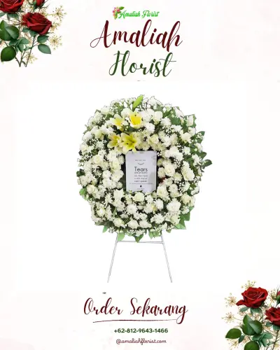 Krans Bunga Duka Cita di Landungsari